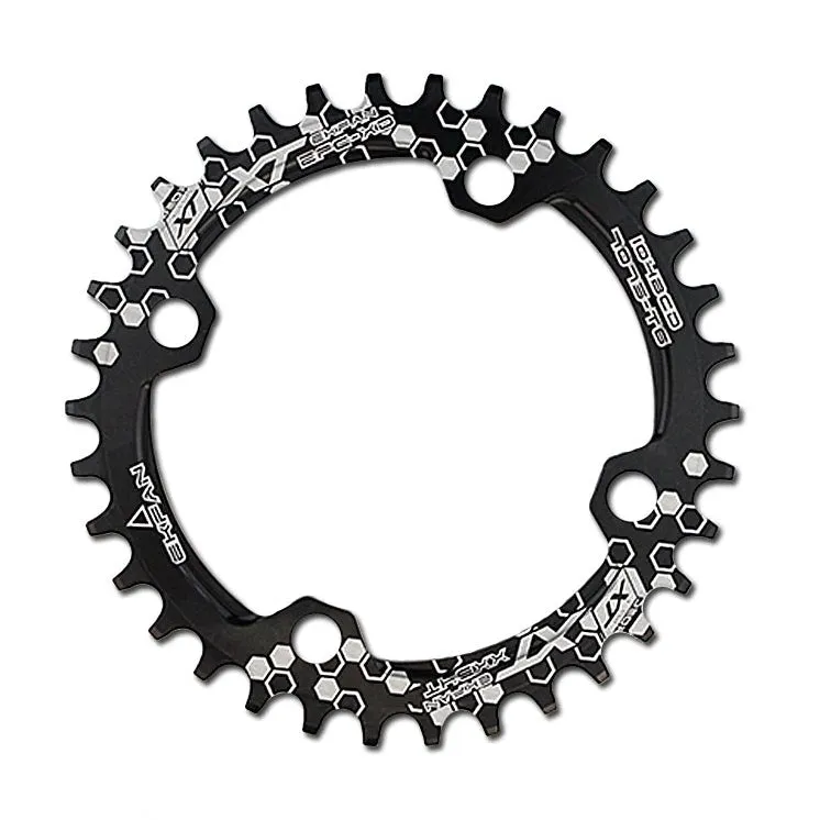 104bcd ROUND Narrow Wide Chain Ring Single Speed Anodized