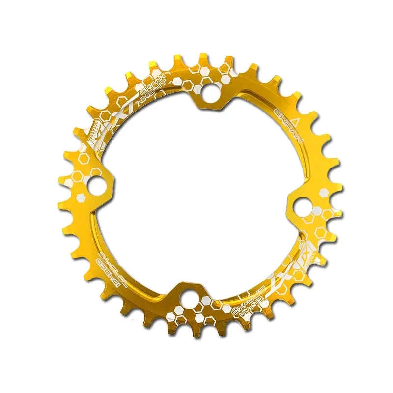 104bcd ROUND Narrow Wide Chain Ring Single Speed Anodized