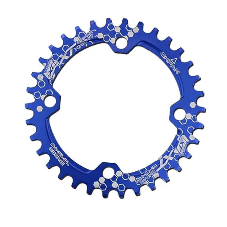104bcd ROUND Narrow Wide Chain Ring Single Speed Anodized