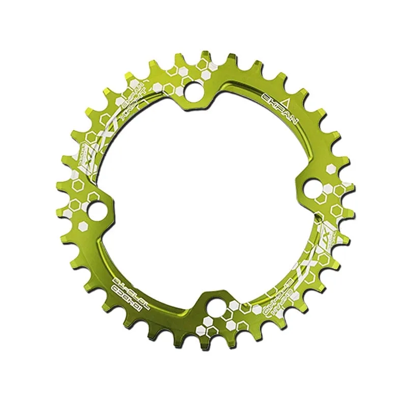 104bcd ROUND Narrow Wide Chain Ring Single Speed Anodized