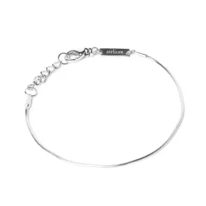 1.2mm Round Snake Bracelet