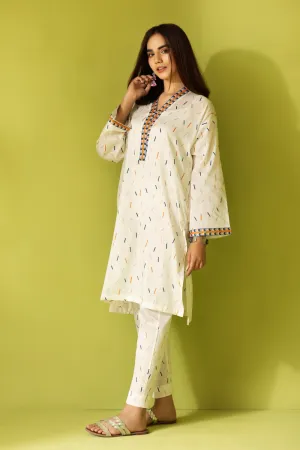 2 PC Stitched | Cotton Shirt   Trouser