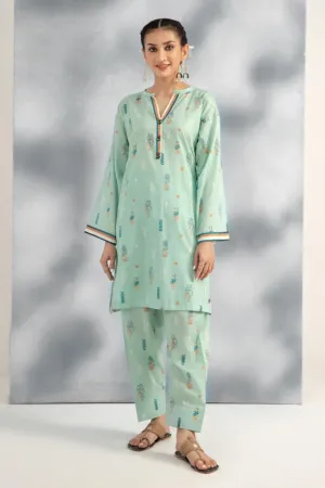 2 PC Stitched | Printed Lawn Shirt   Trouser