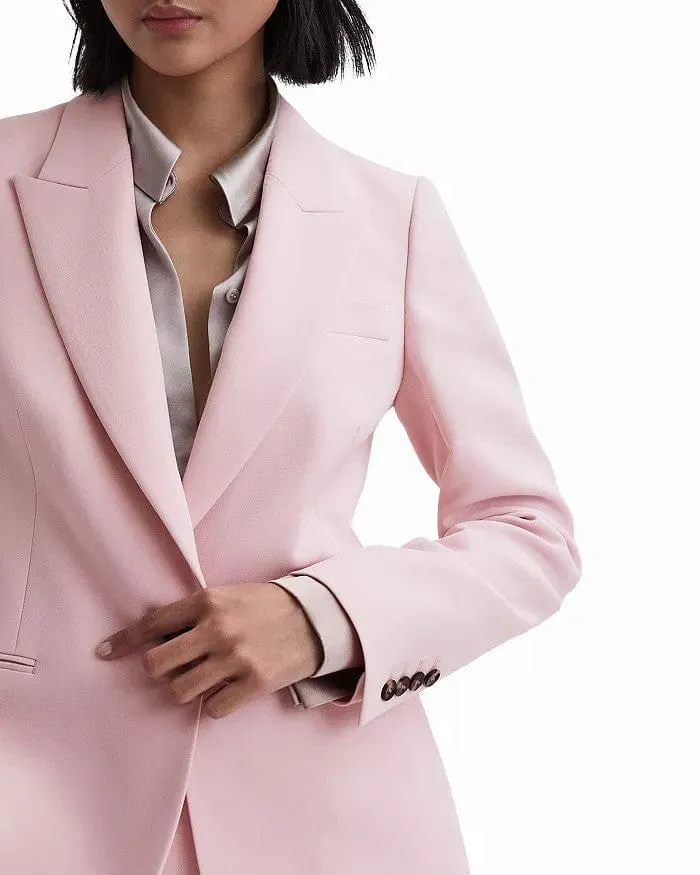 2 Piece Business Casual Peak Lapel Women Suit (Blazer Pants)