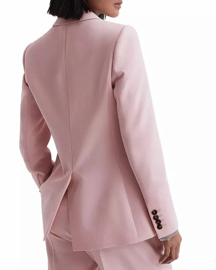2 Piece Business Casual Peak Lapel Women Suit (Blazer Pants)