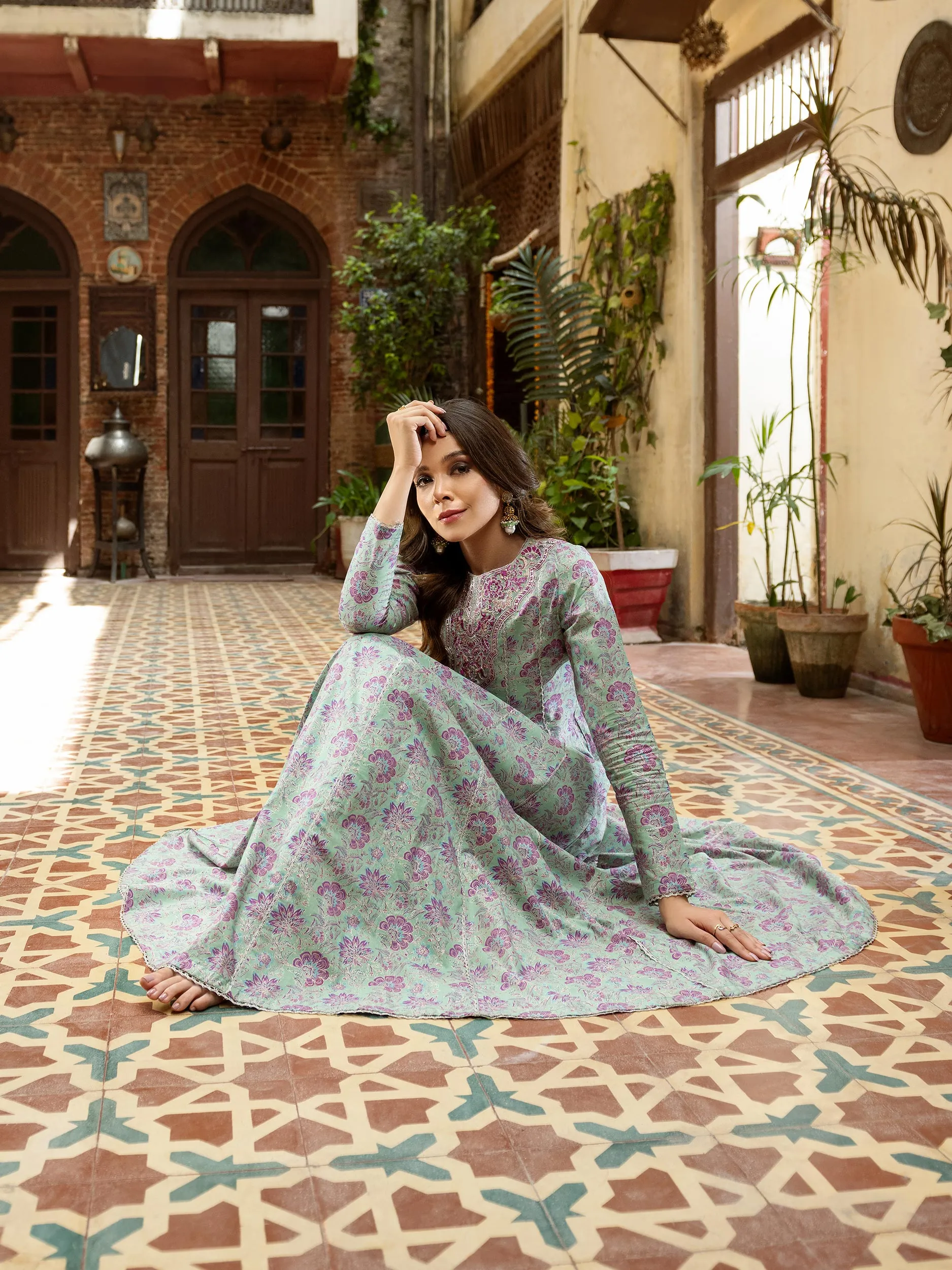 2 Piece Lawn Suit-Embroidered (Unstitched) | Lime Light Women Eid Collection 2023