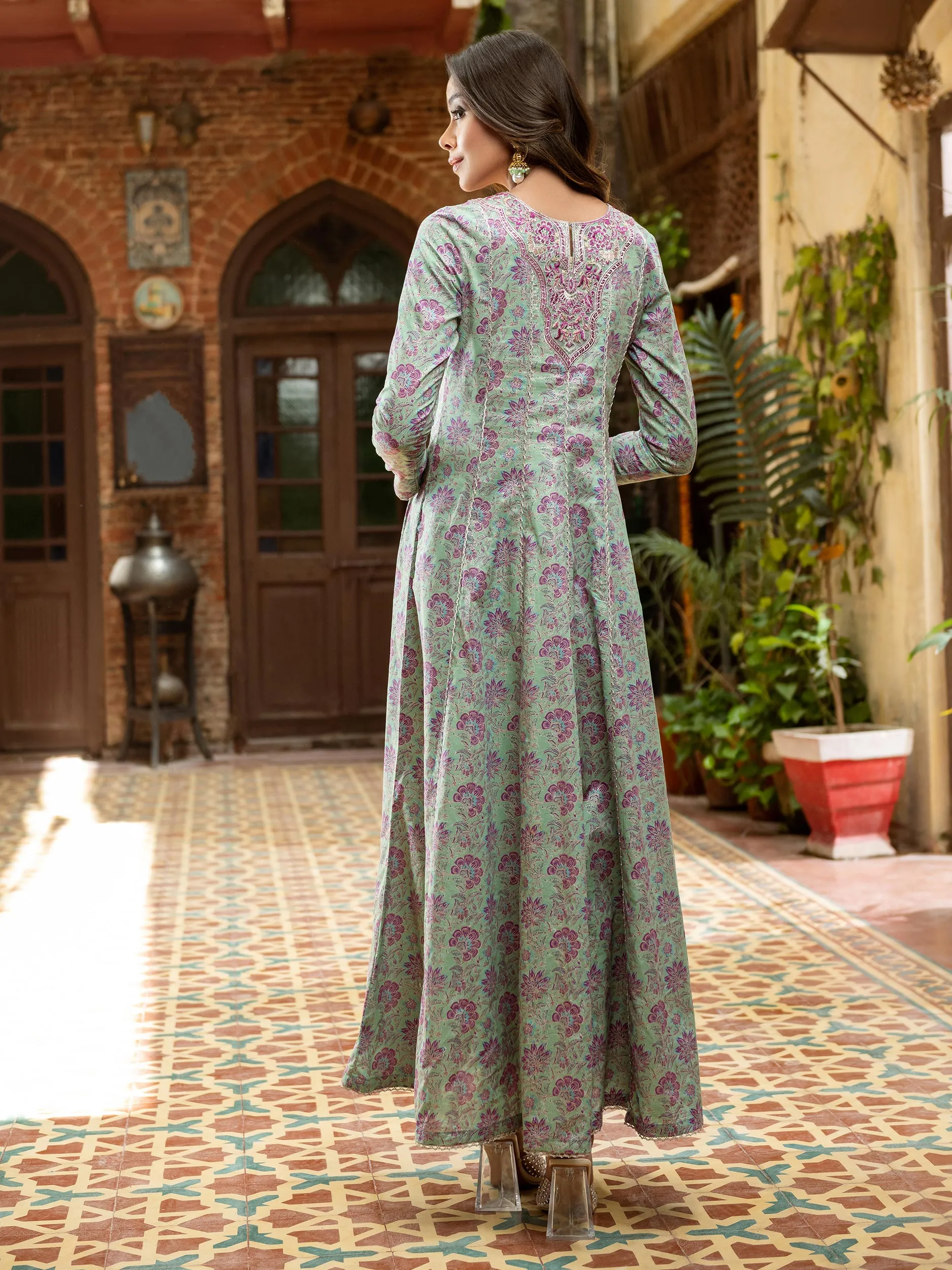 2 Piece Lawn Suit-Embroidered (Unstitched) | Lime Light Women Eid Collection 2023