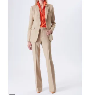 2 Piece Suit Notch Lapel Women Suit (Blazer Pants)
