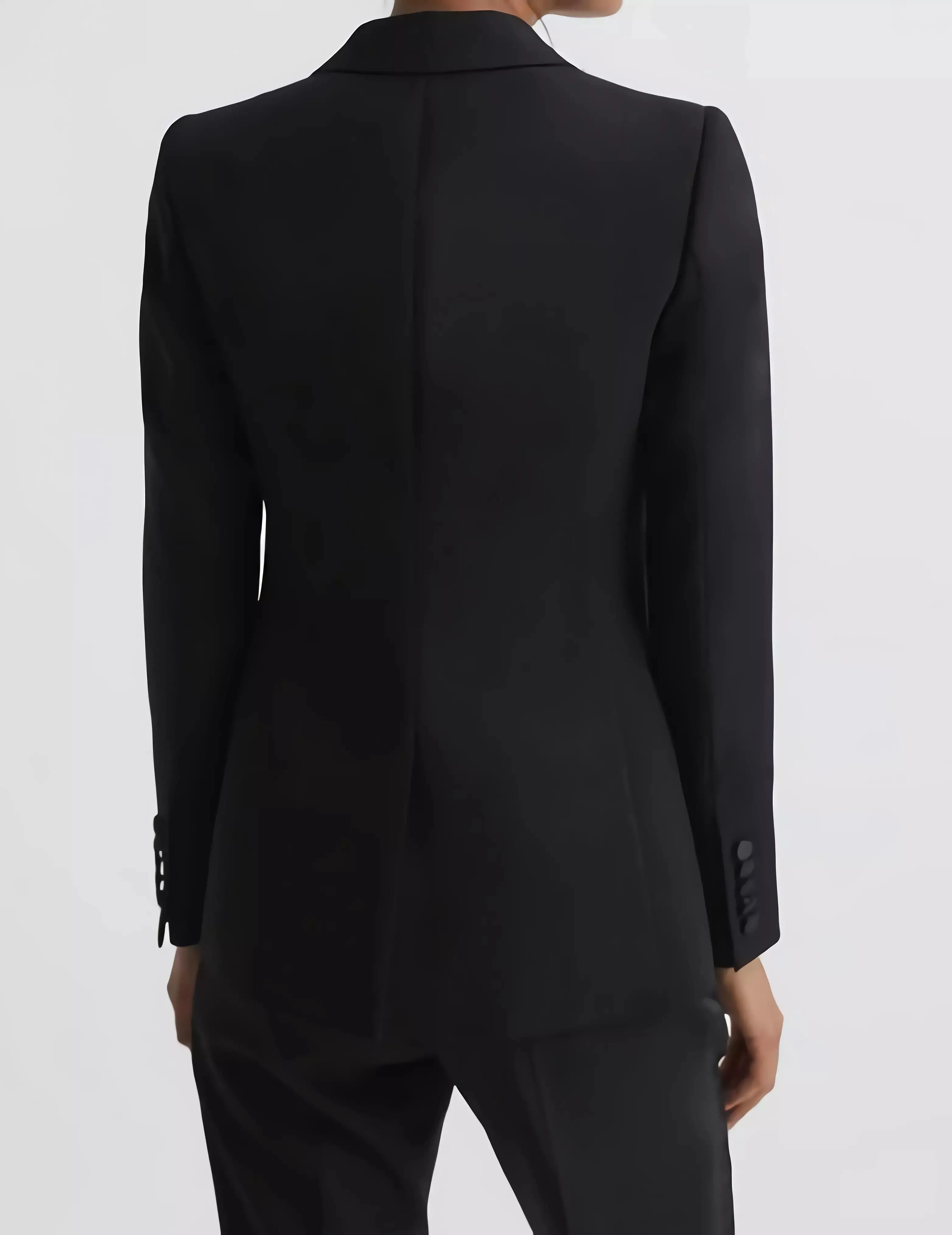 2 Pieces Single Buttons Peak Lapel Women Suit
