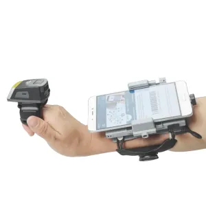 2D Bluetooth Ring Barcode Scanner EF02 with Wristband WT02S