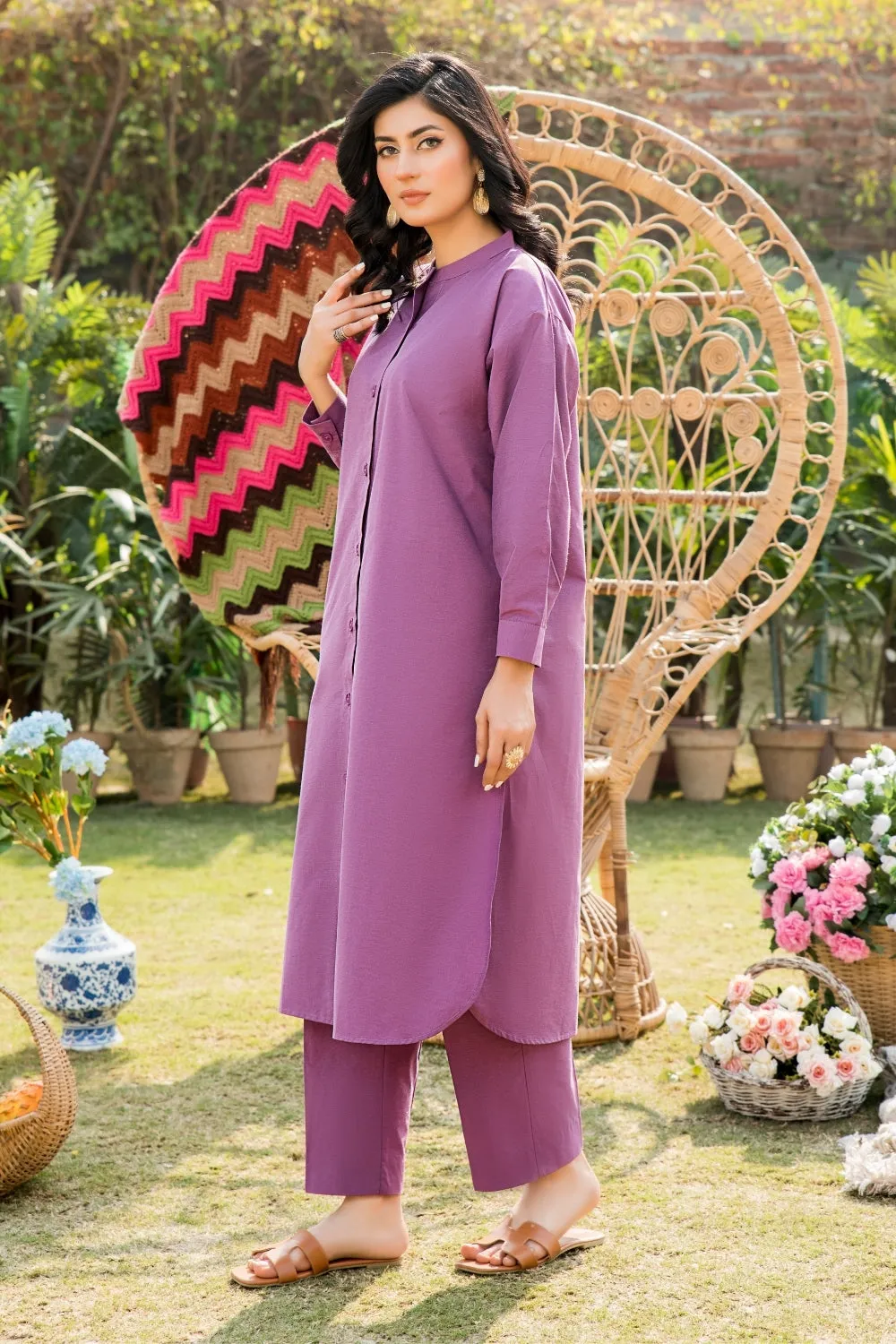 2PC Stitched | Cotton Shirt   Trouser