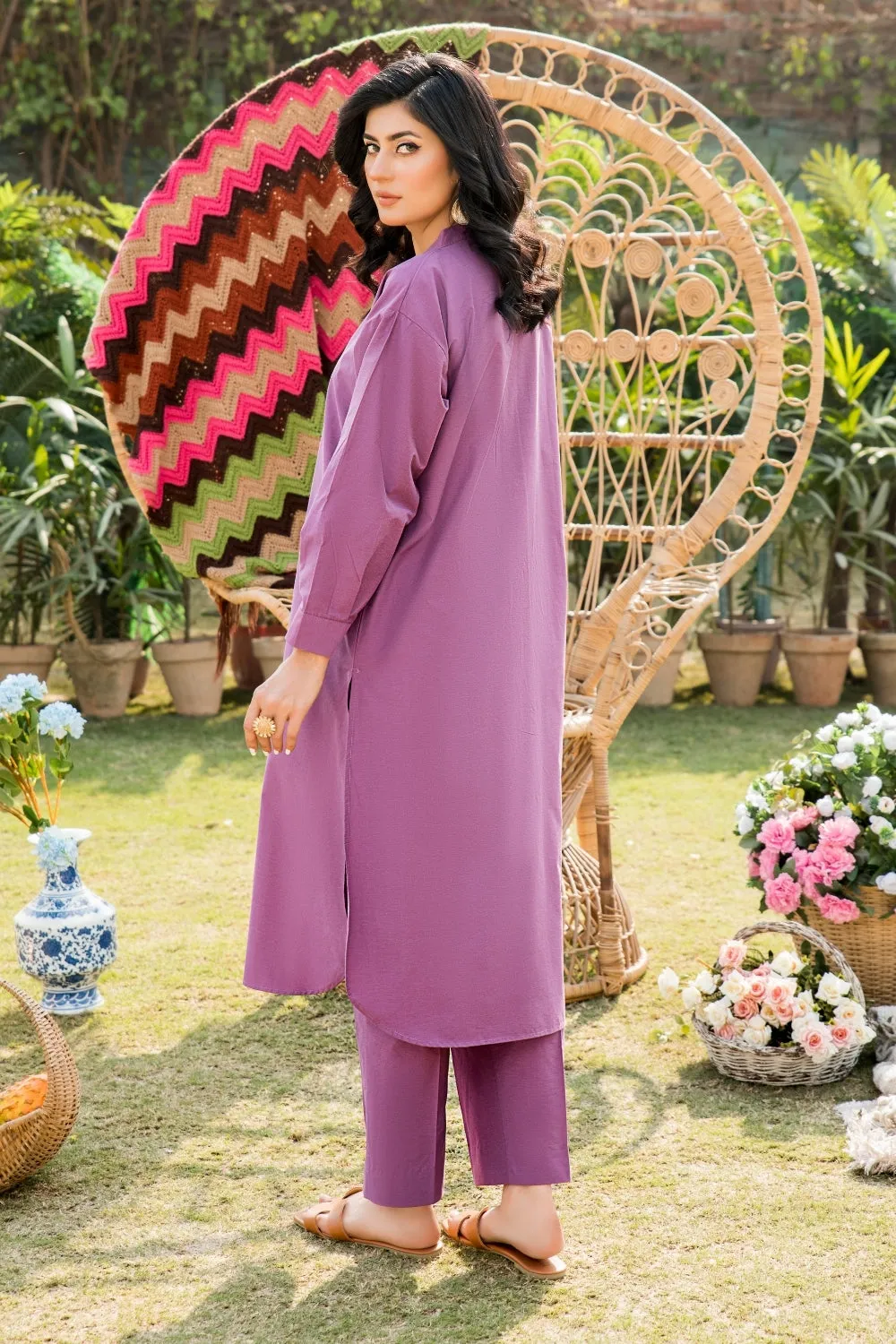 2PC Stitched | Cotton Shirt   Trouser