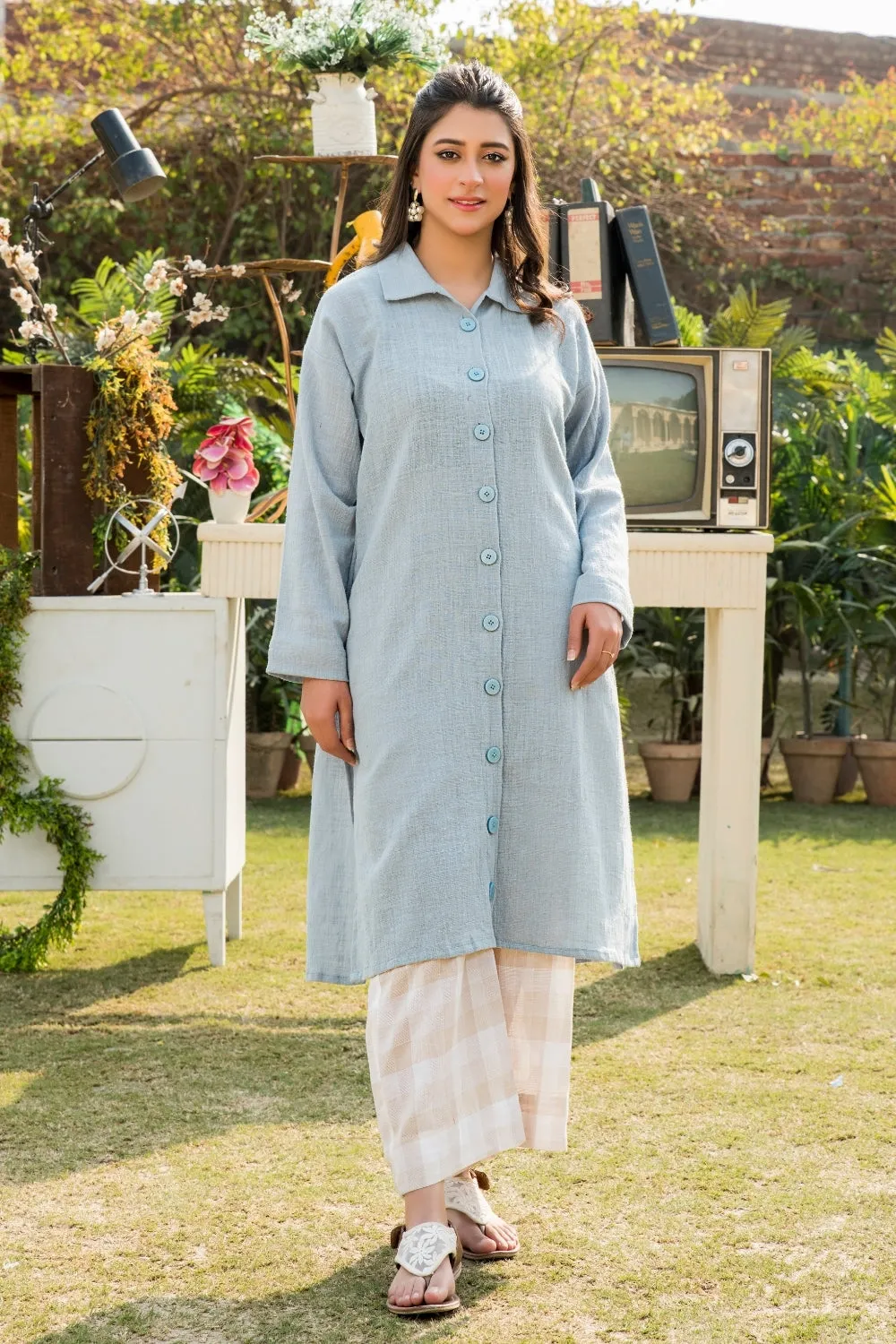 2PC Stitched | Cotton Shirt   Trouser