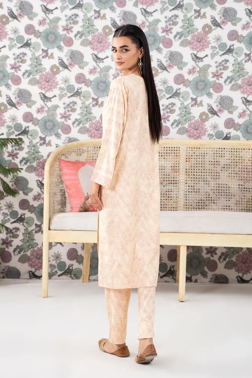 2PC Stitched | Printed Jacquard Suit