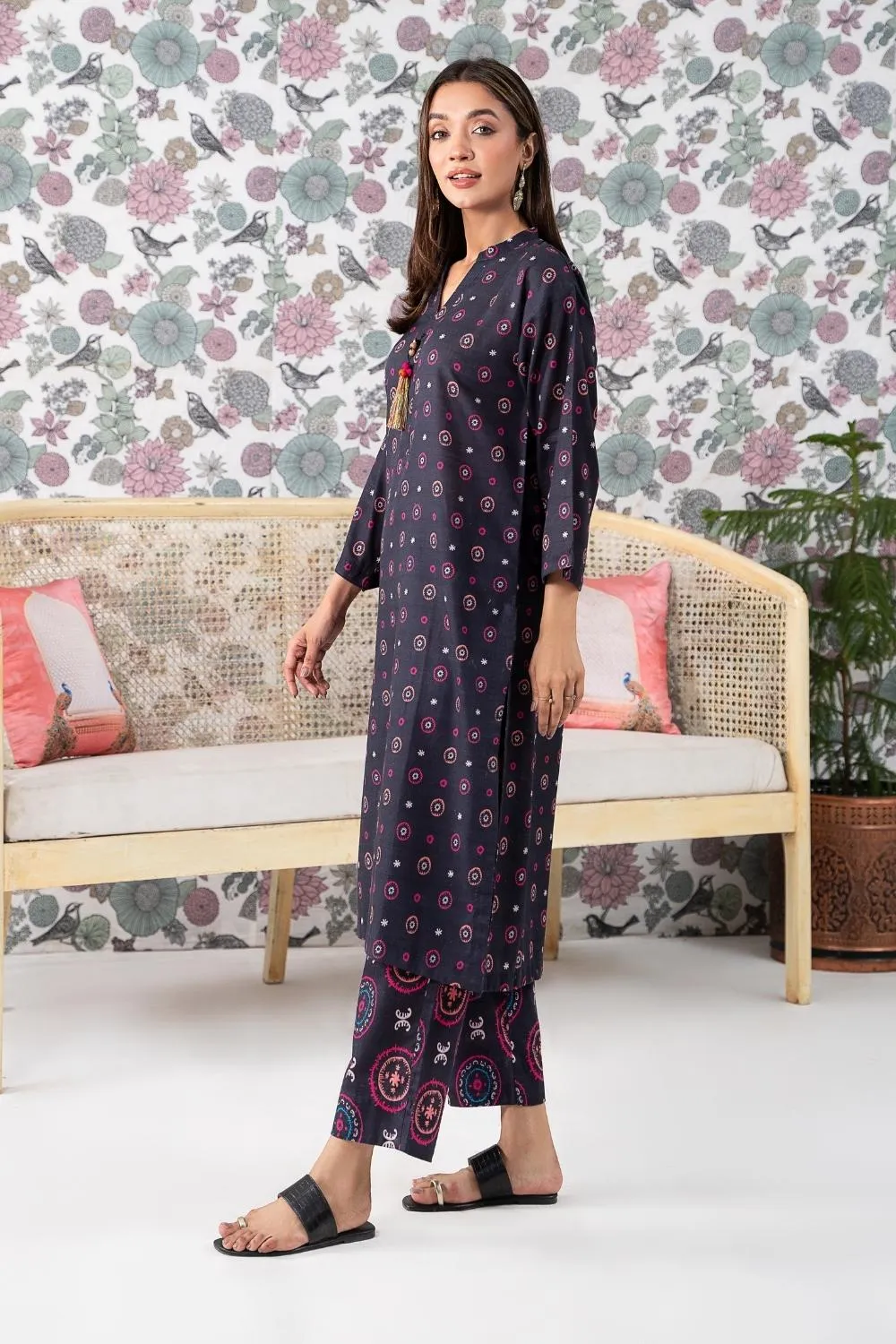 2PC Stitched |Printed Khaddar Suit