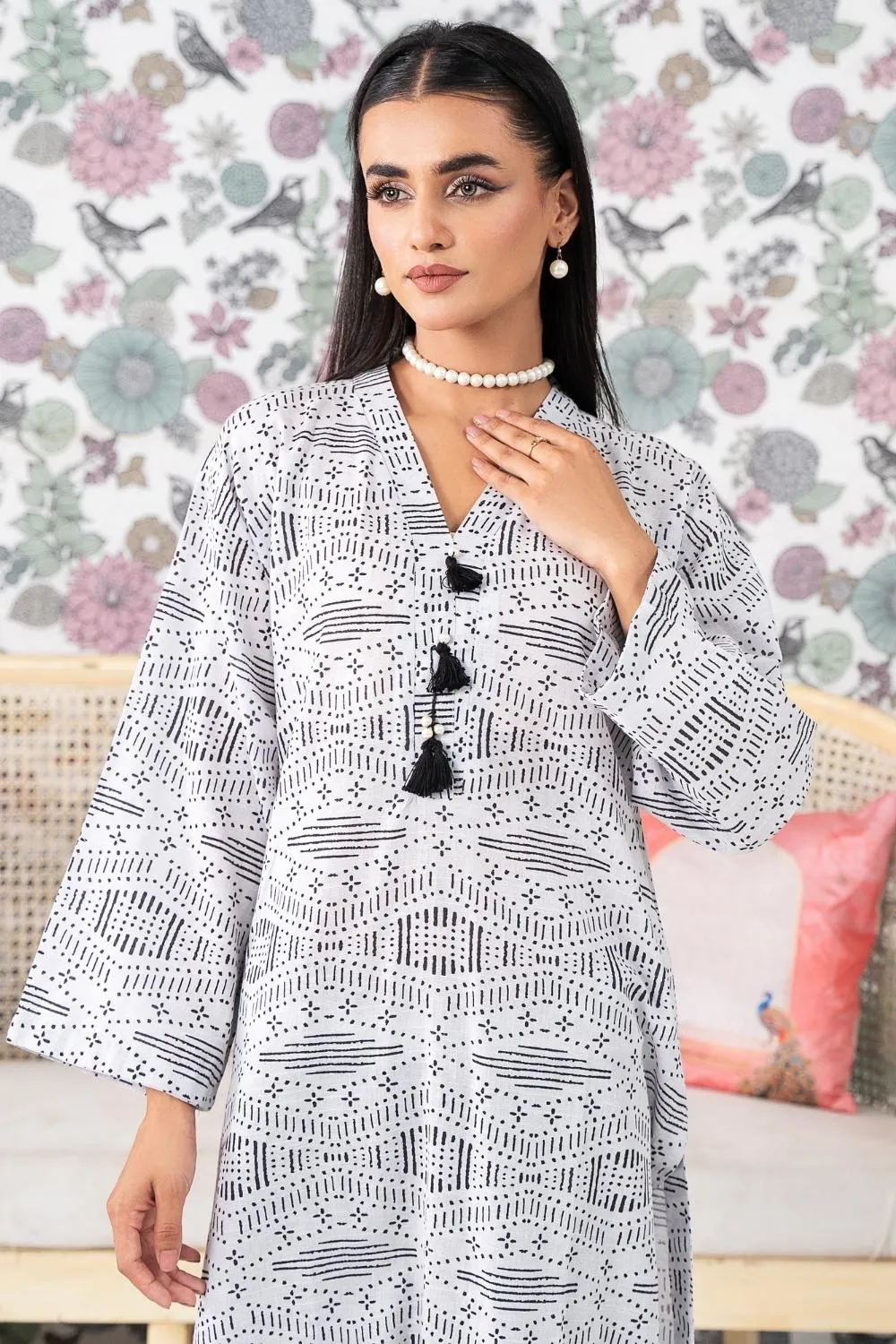 2PC Stitched |Printed Khaddar Suit