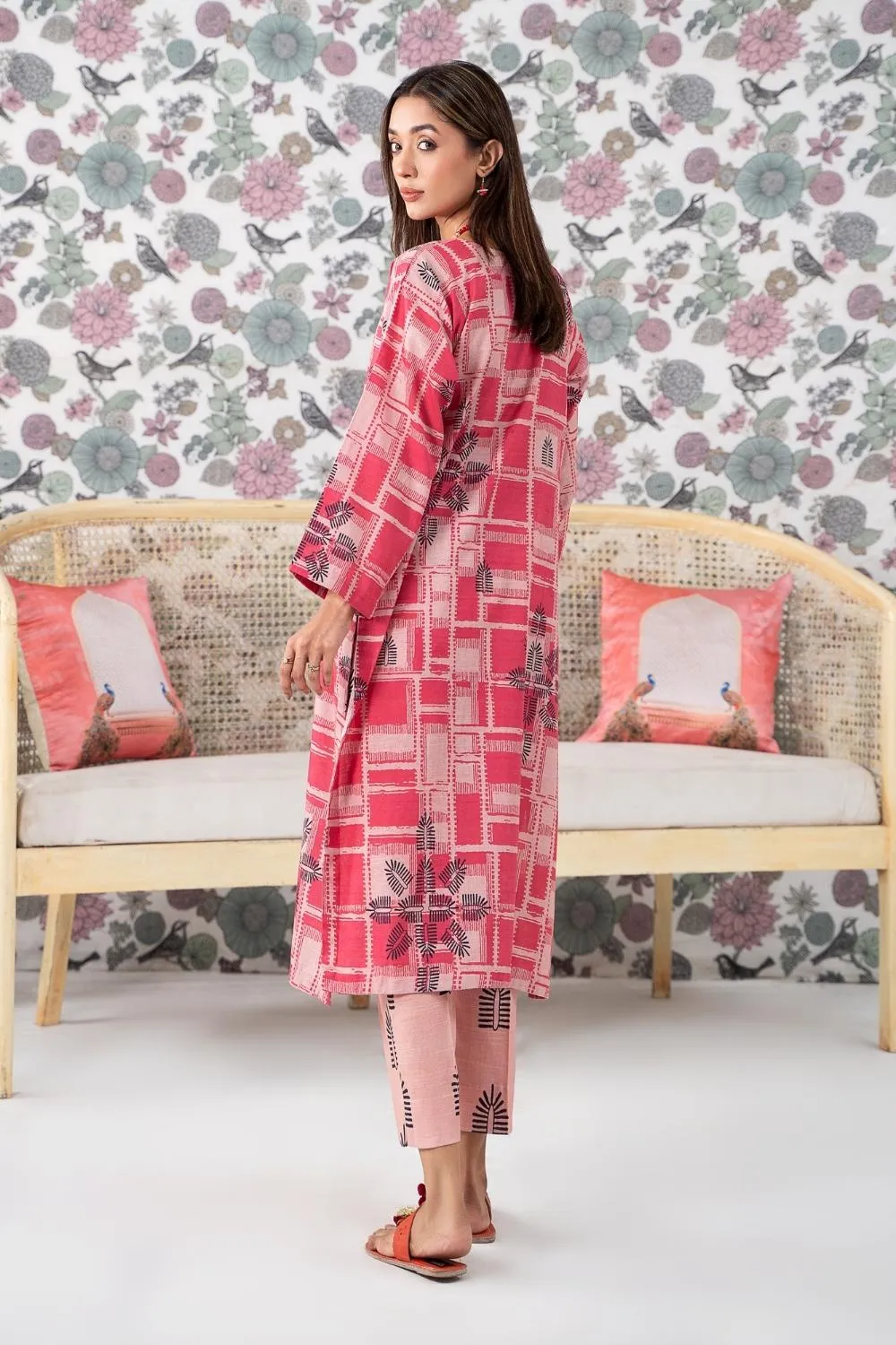 2PC Stitched |Printed Khaddar Suit
