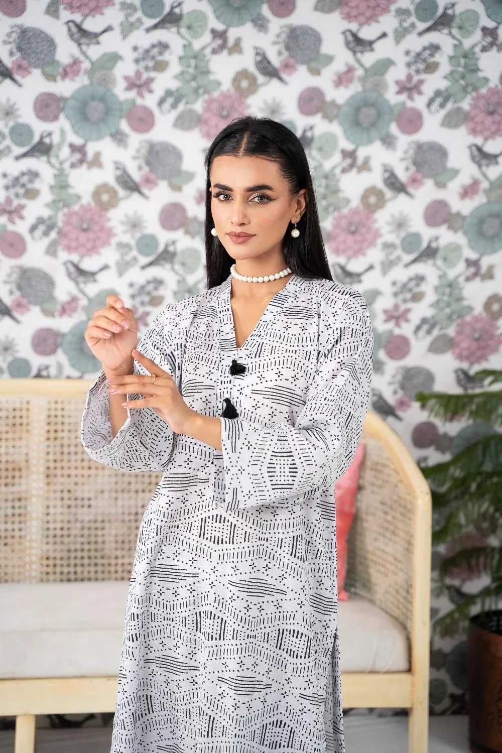 2PC Stitched |Printed Khaddar Suit