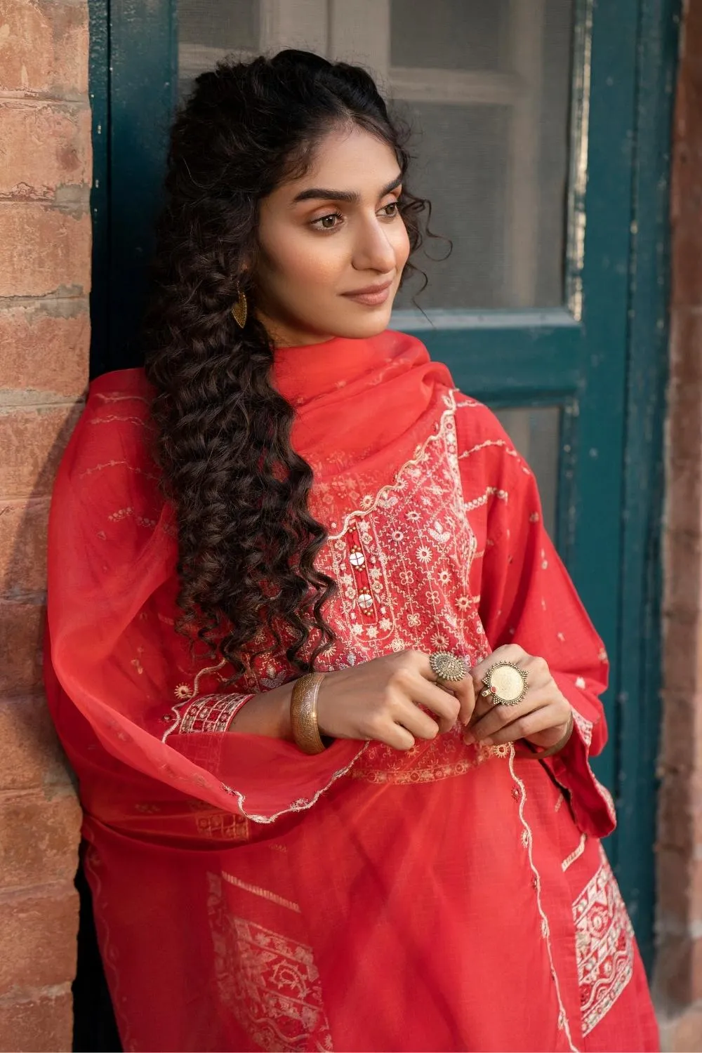 3 PC Stitched | Embroidered Jacquard Suit