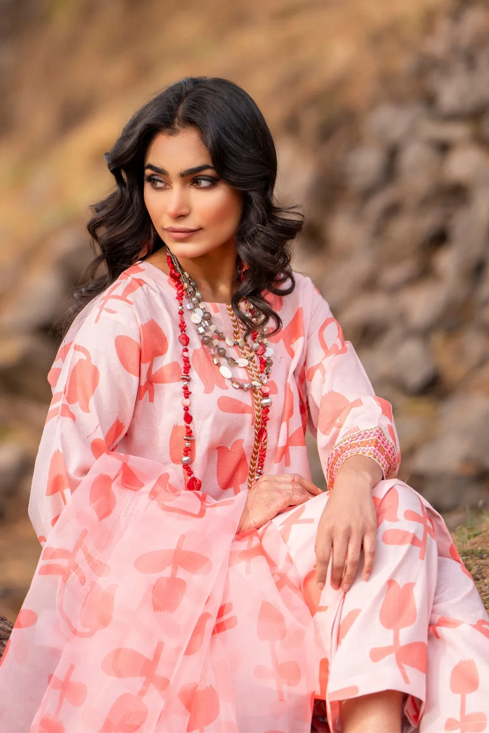 3 PC STITCHED | PRINTED LAWN SUIT