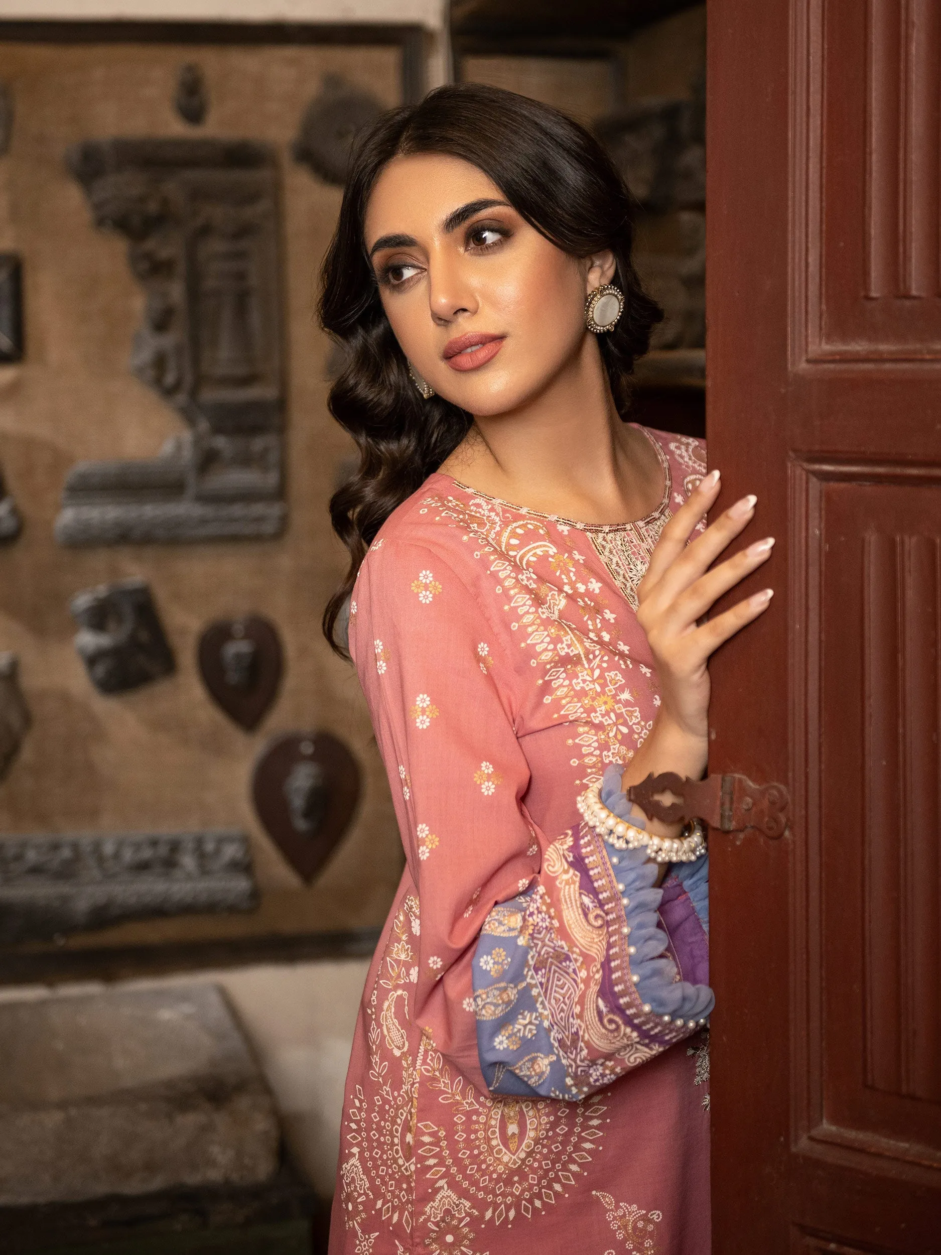 3 Piece Lawn Suit-Embroidered (Unstitched) | Lime Light Women Eid Collection 2023