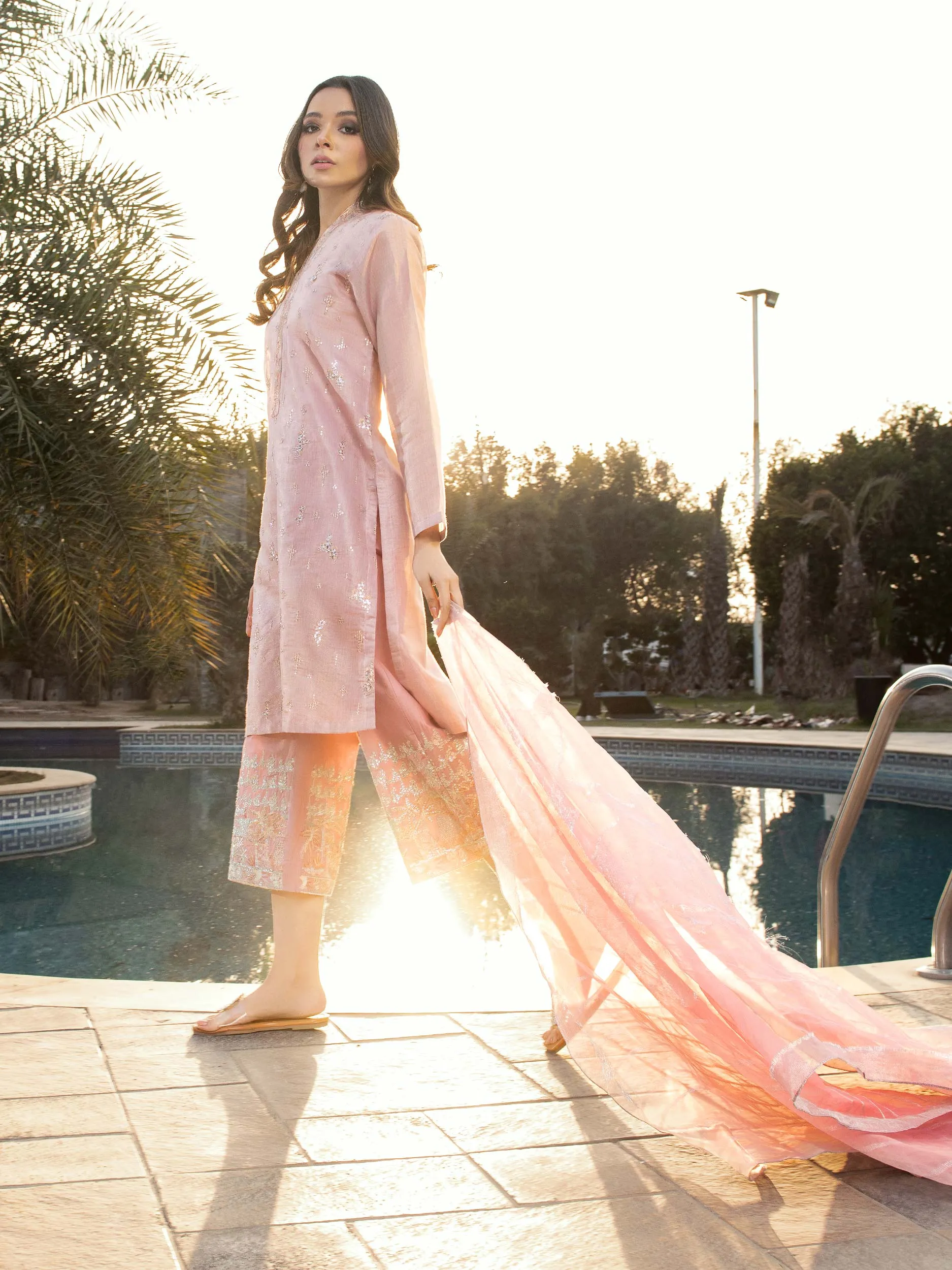 3 Piece Massouri Lawn Suit-Embroidered (Unstitched) | Lime Light Women Eid Collection 2023