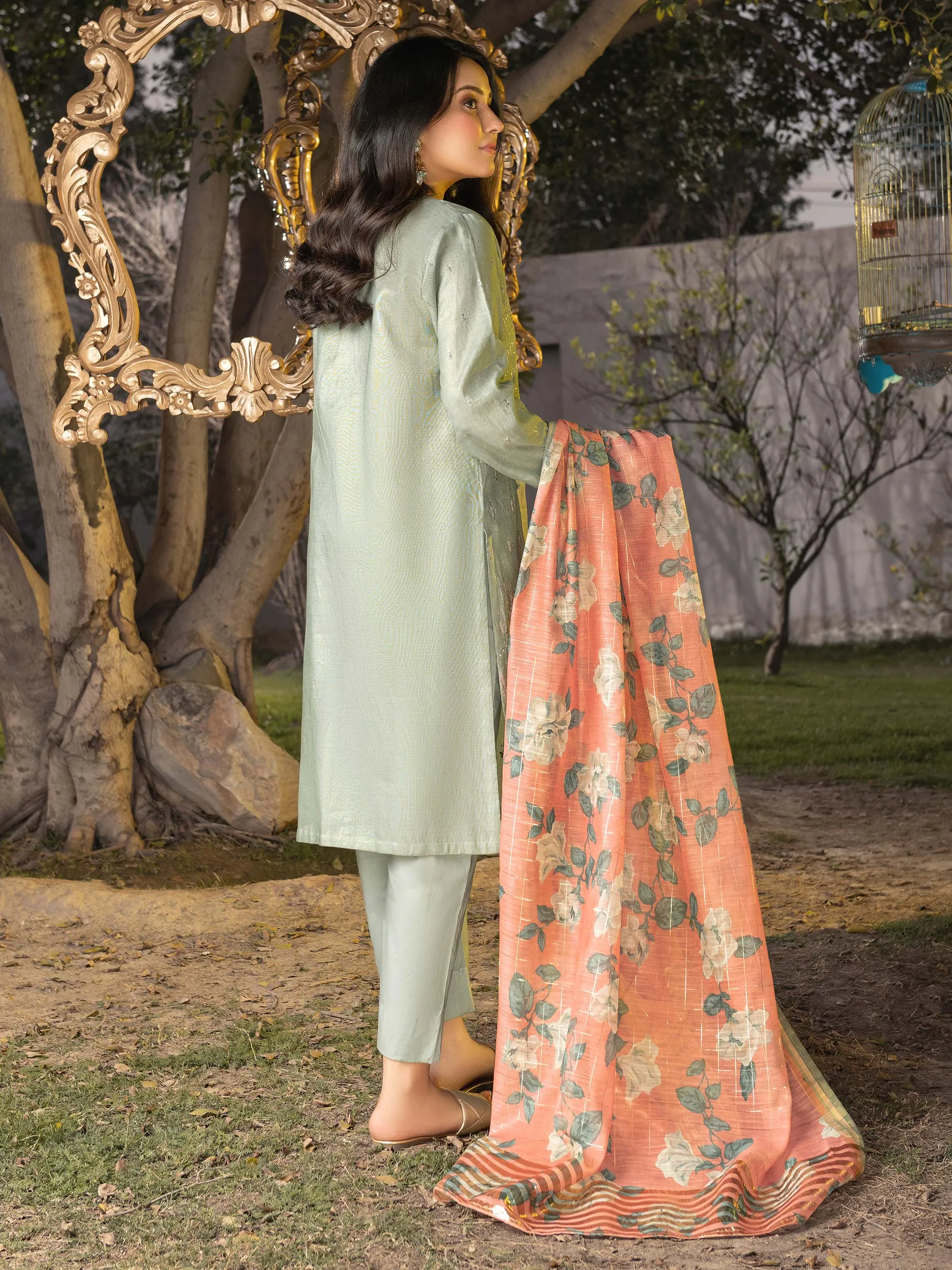 3 Piece Massouri Lawn Suit-Embroidered (Unstitched) | Lime Light Women Eid Collection 2023