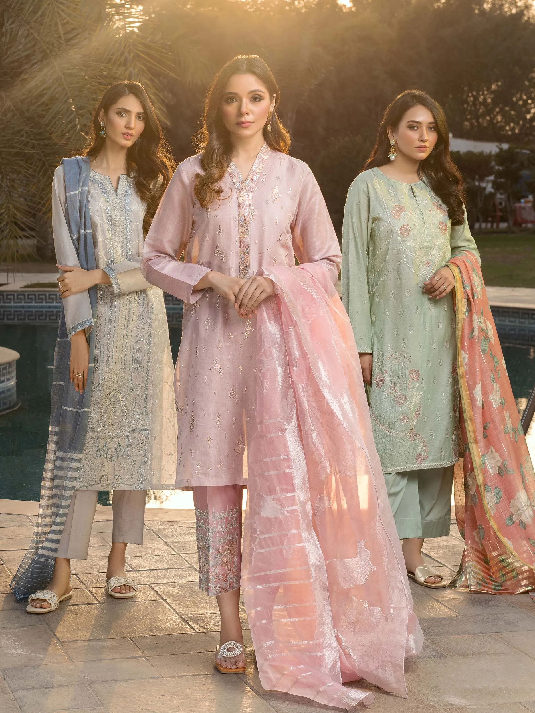 3 Piece Massouri Lawn Suit-Embroidered (Unstitched) | Lime Light Women Eid Collection 2023