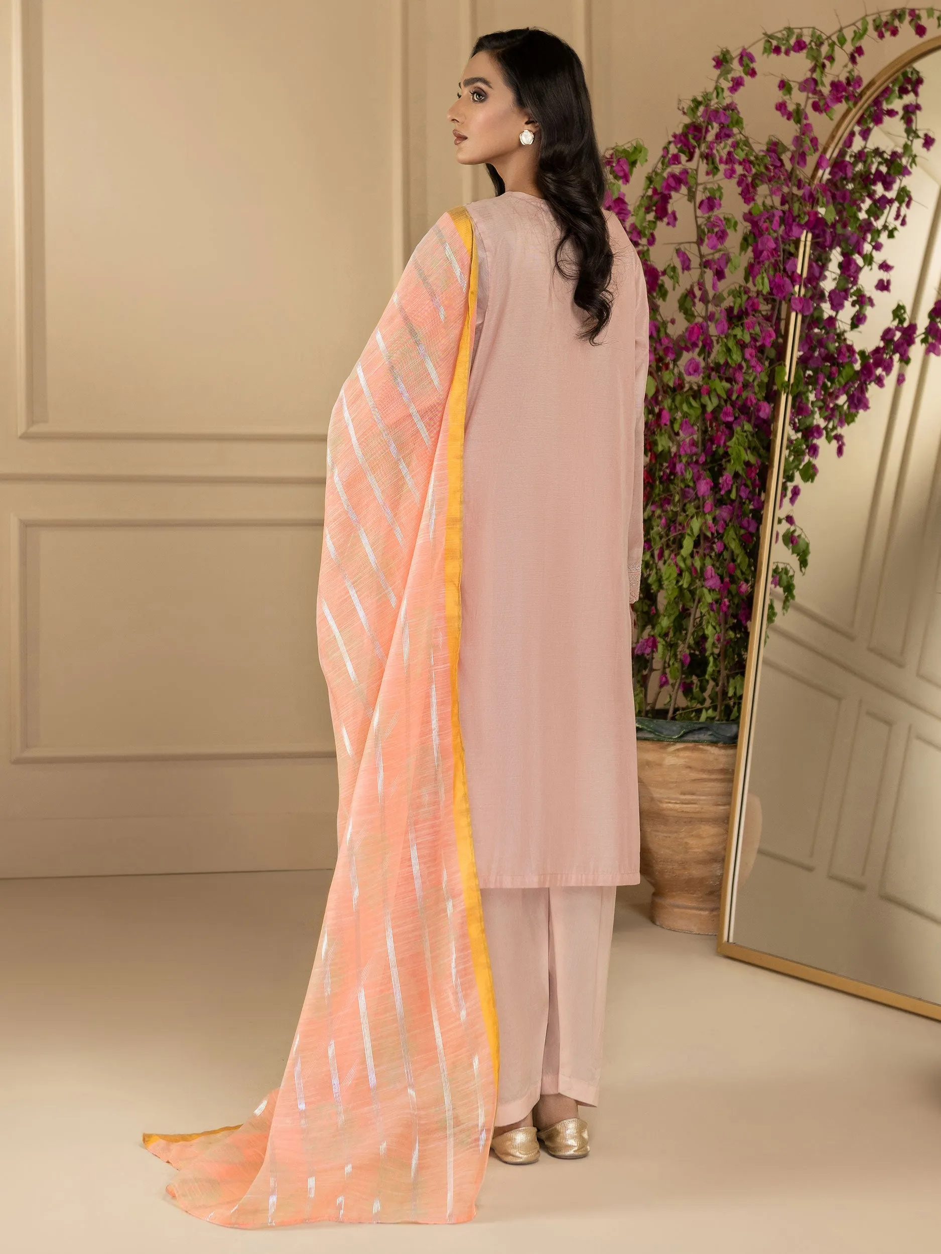 3 Piece Missouri Suit-Embroidered (Unstitched) | Lime Light Women Eid Collection 2023