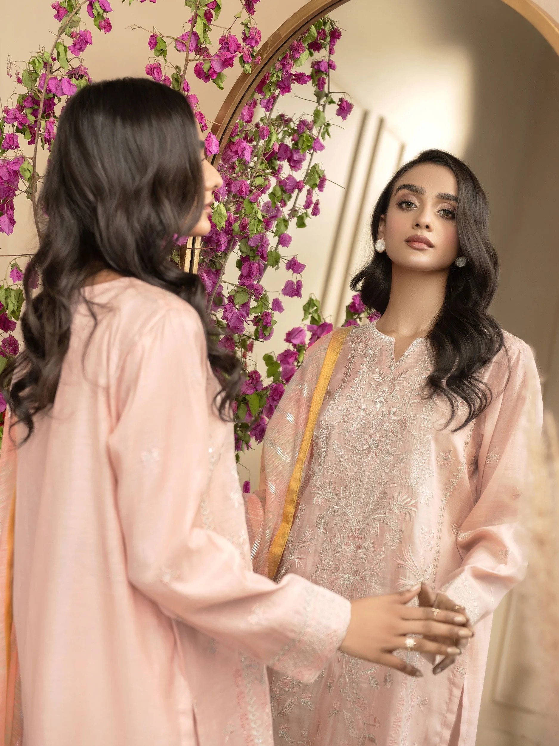 3 Piece Missouri Suit-Embroidered (Unstitched) | Lime Light Women Eid Collection 2023
