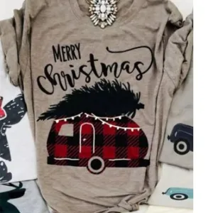 393 -  Happy Holiday Tee Shirts (Many Screen Prints)  - See all designs
