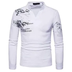 3D Printing Slim Fit Casual T shirt