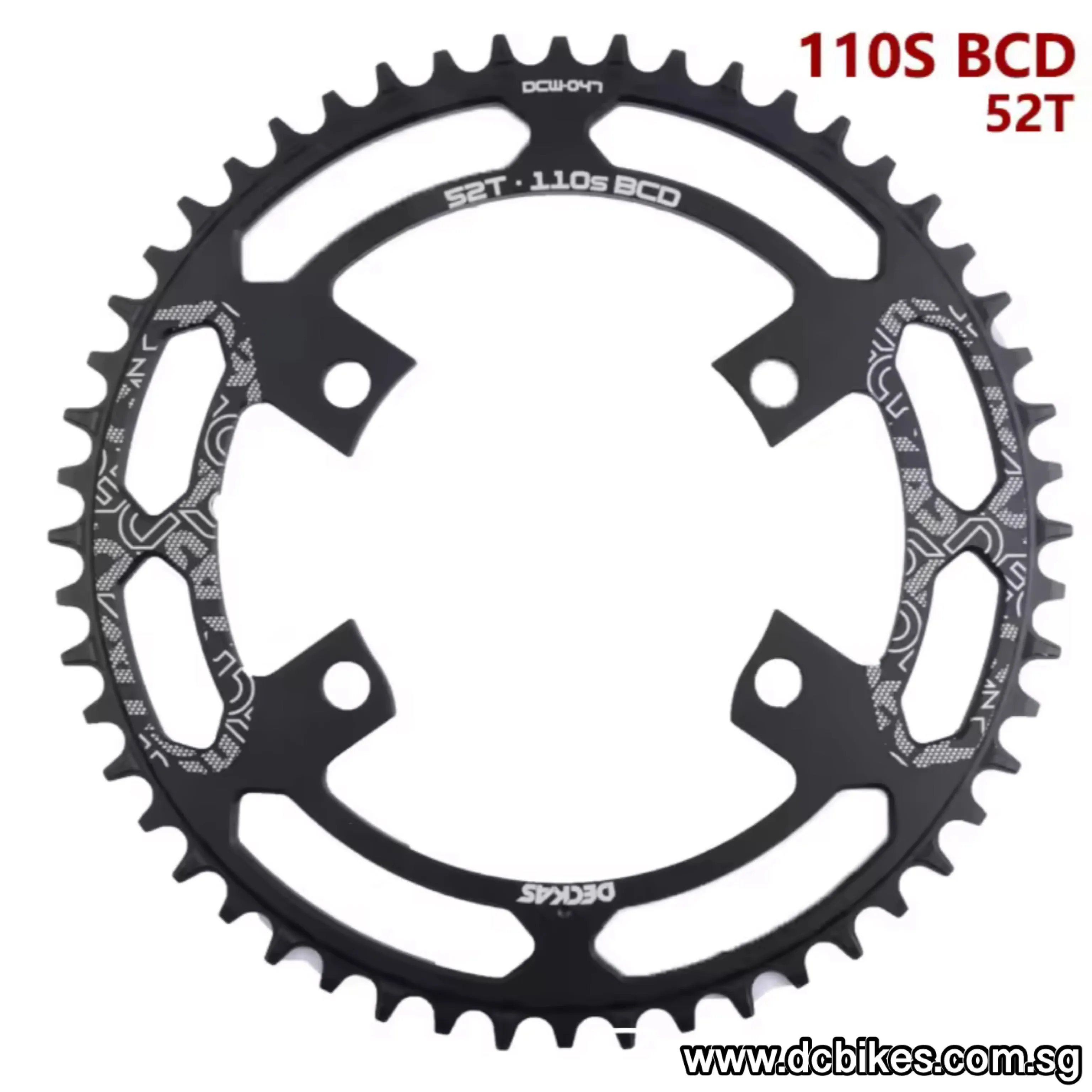 4 Hole 110BCD Cyclocross CX Road Foldie Narrow Wide Chain Ring 