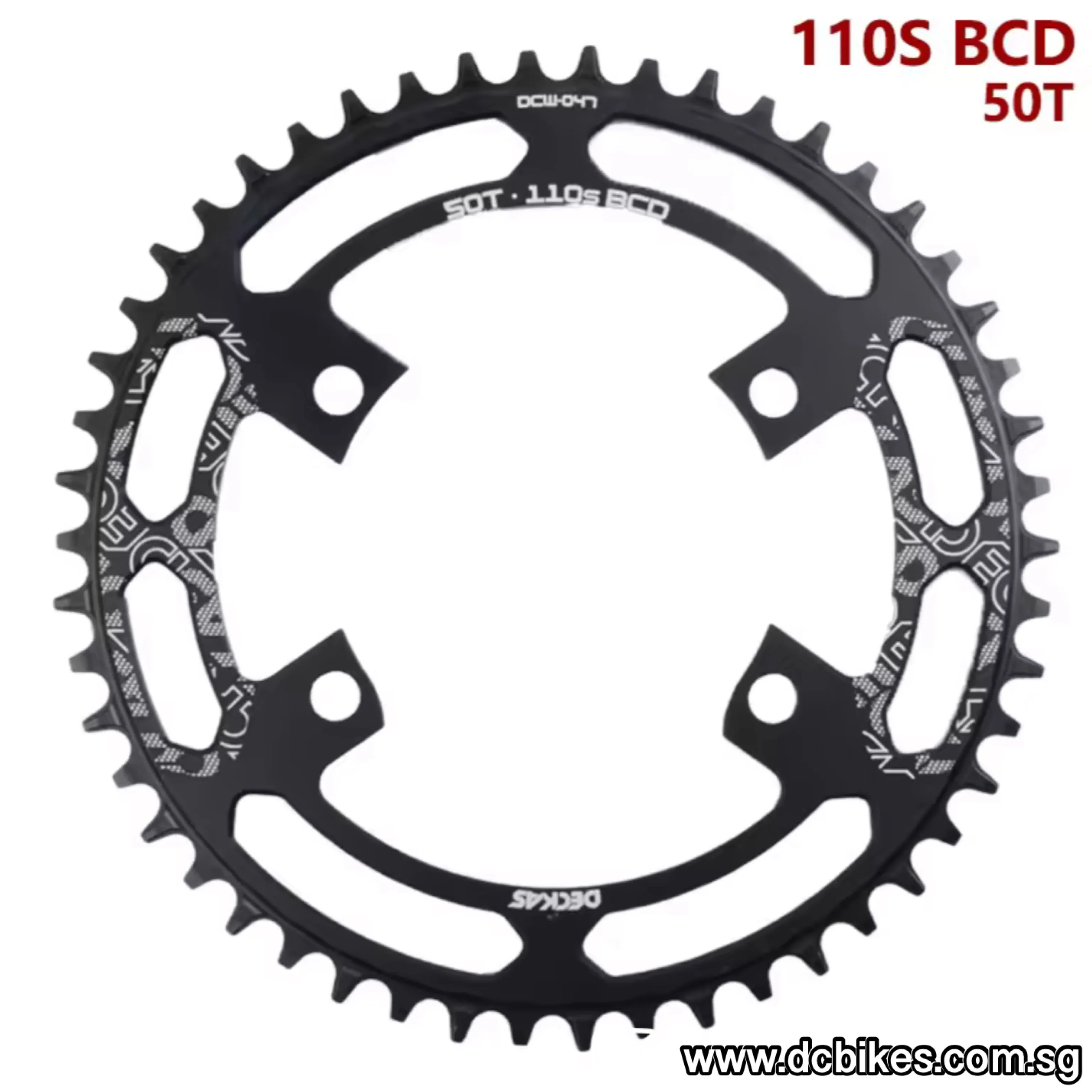 4 Hole 110BCD Cyclocross CX Road Foldie Narrow Wide Chain Ring 