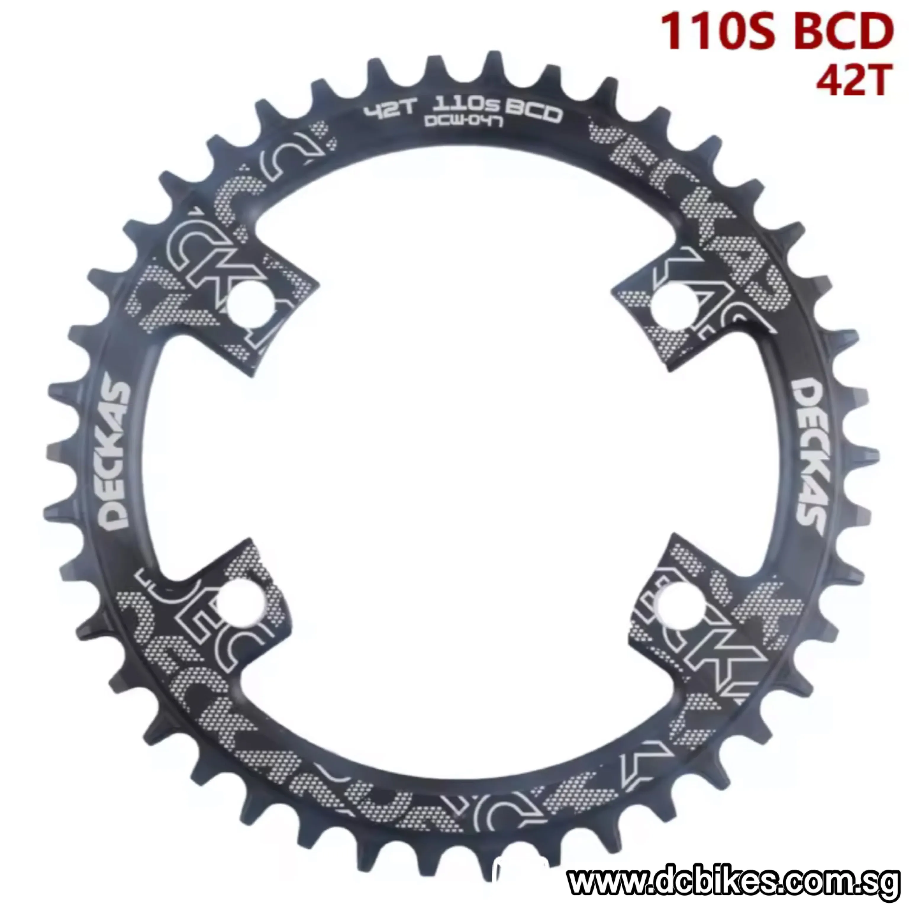 4 Hole 110BCD Cyclocross CX Road Foldie Narrow Wide Chain Ring 