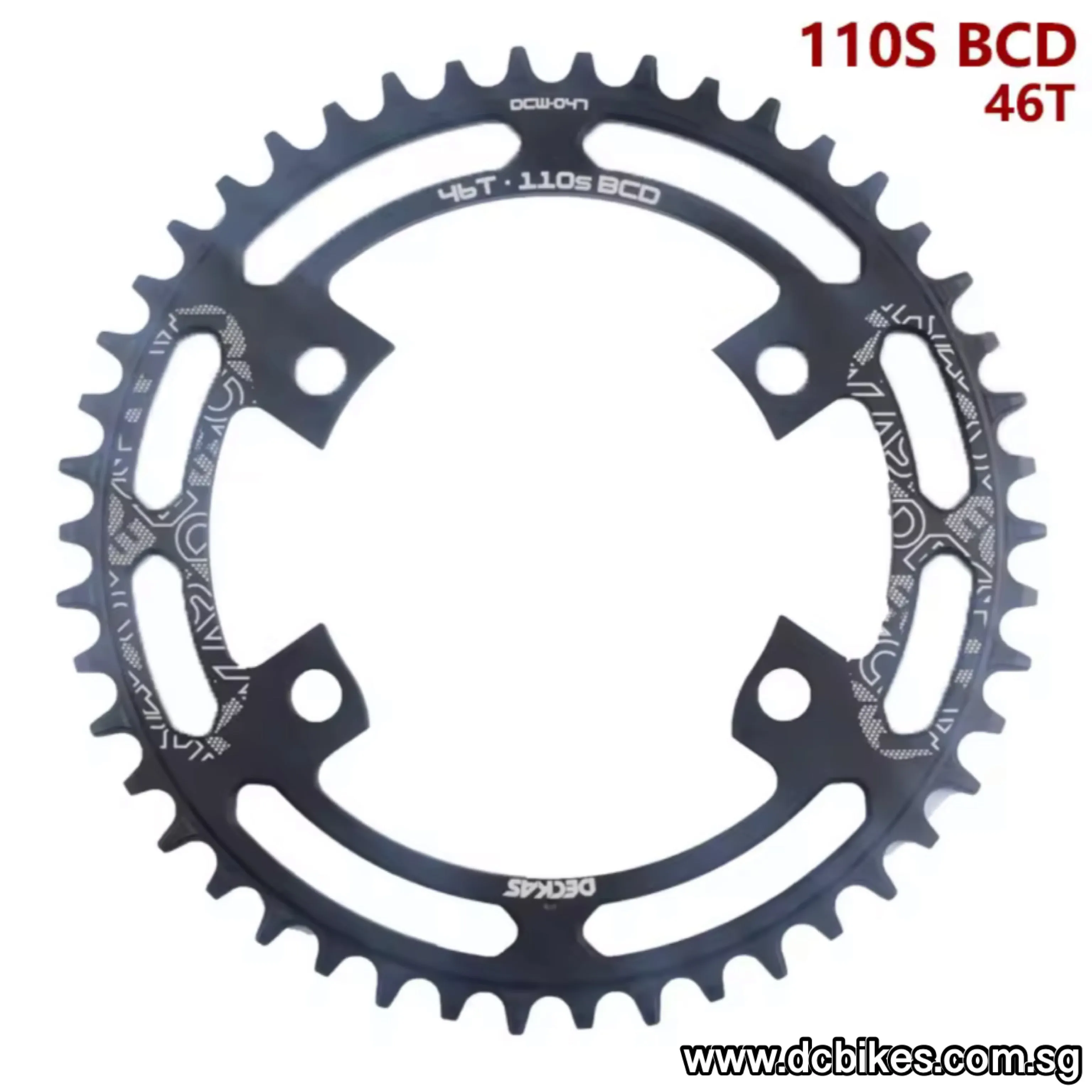 4 Hole 110BCD Cyclocross CX Road Foldie Narrow Wide Chain Ring 
