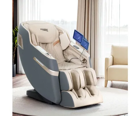 4D Massage Chair Electric Recliner Home Massager Gray Sina