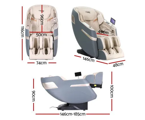 4D Massage Chair Electric Recliner Home Massager Gray Sina