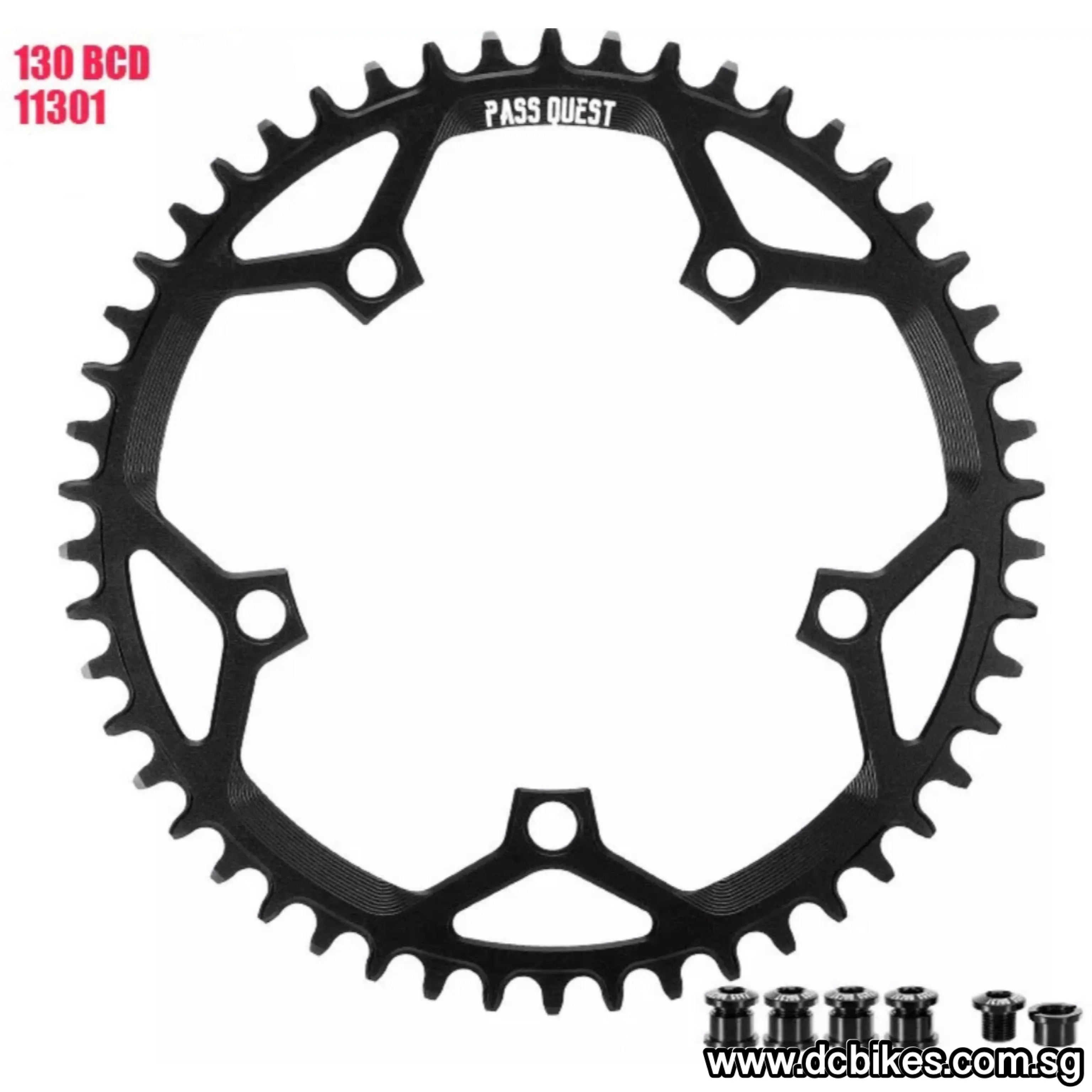 5 Hole 130BCD Cyclocross CX Road Foldie Narrow Wide Chain Ring