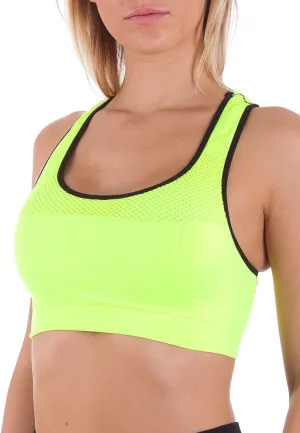 Actiwear Womens Double Layered Crop Top