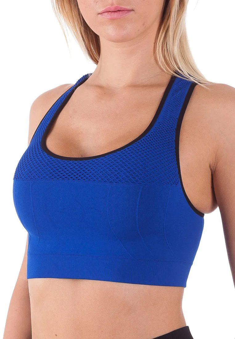 Actiwear Womens Double Layered Crop Top