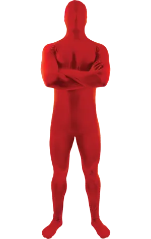 Adult Red Second Skin Suit