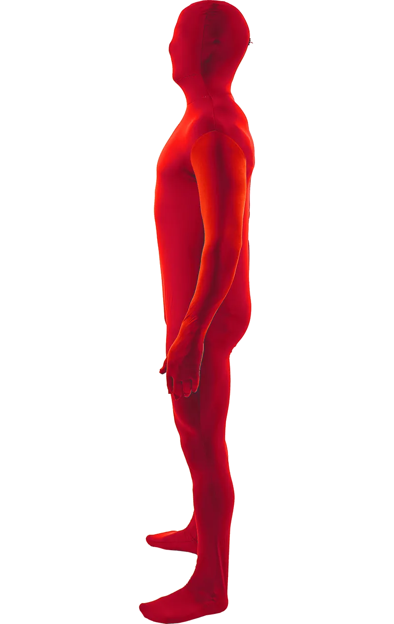 Adult Red Second Skin Suit