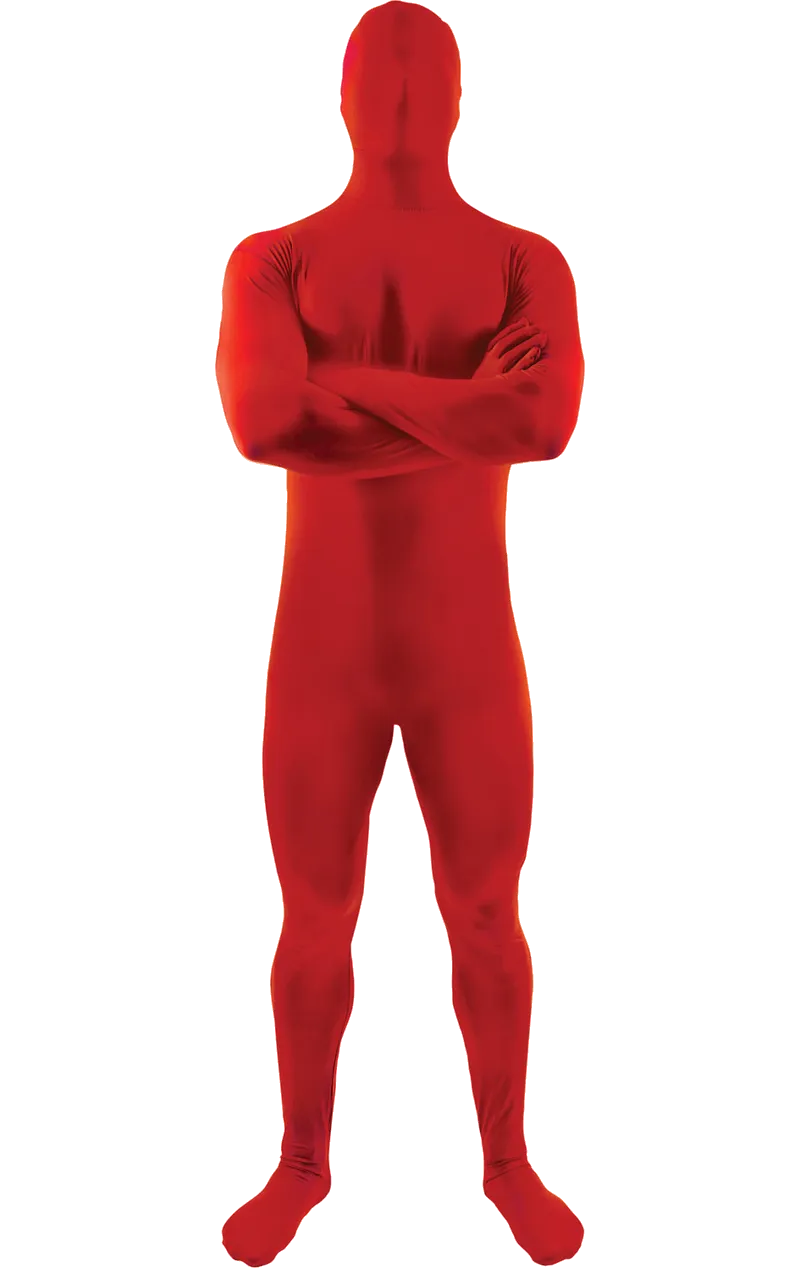 Adult Red Second Skin Suit
