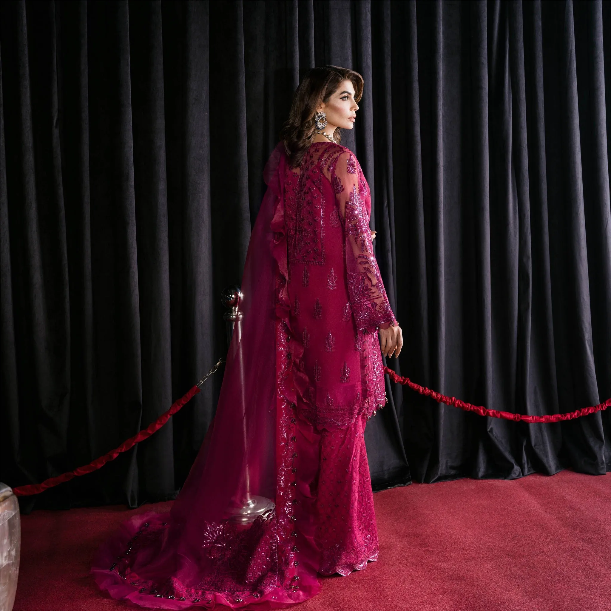 Afrozeh Starlet | Wedding Luxury ’23 | Periwinkle
