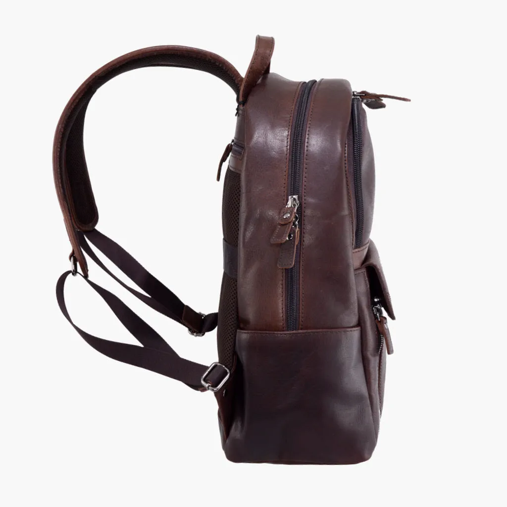 Air Force Military Backpack Men in Leather Vintage Line AM355-NE