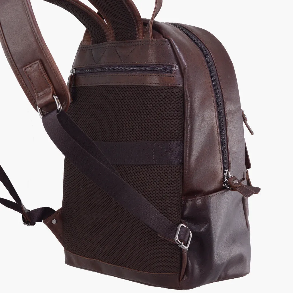 Air Force Military Backpack Men in Leather Vintage Line AM355-NE