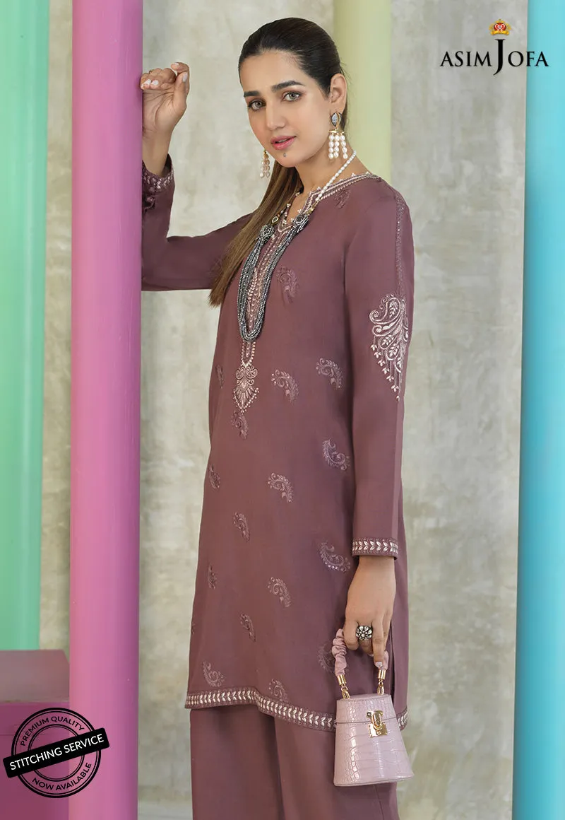AJES-13 | Asim Jofa AJ Essentials Summer Collection 2022 | Embroidered Cotton Suits Unstitched 2 Piece