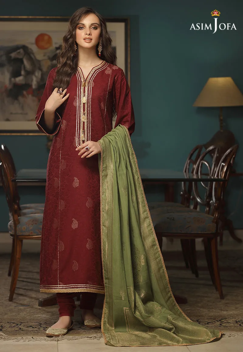 AJJD-01 | Asim Jofa Jacquard Eid Edition 2022 | Stitched RTW Jacquard Suits