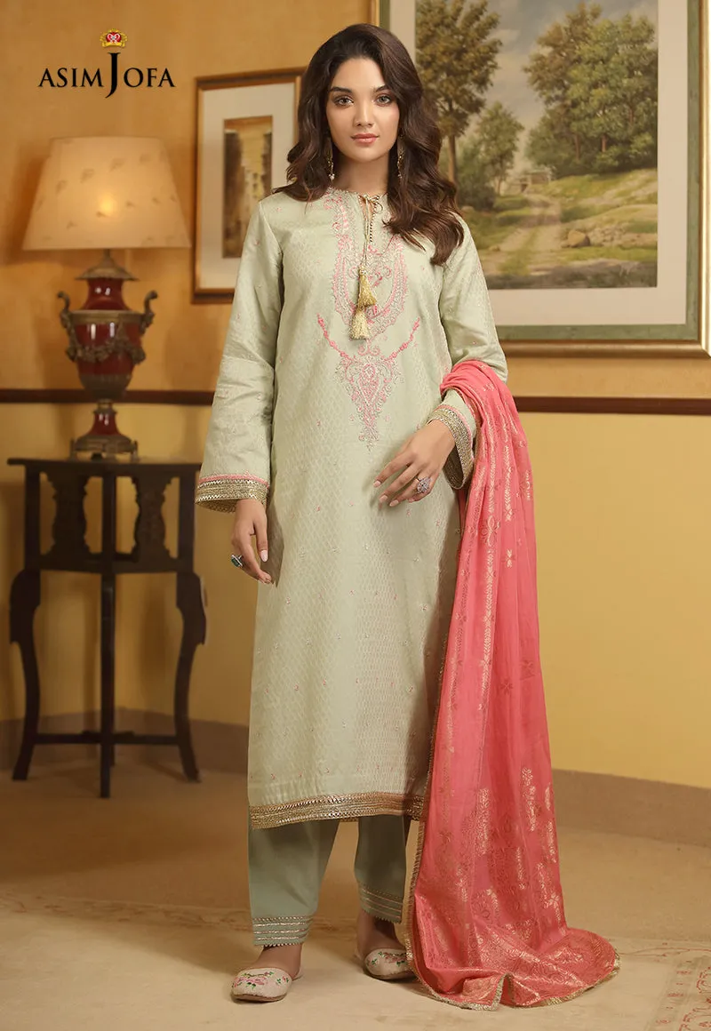 AJJD-02 | Asim Jofa Jacquard Eid Edition 2022 | Stitched RTW Jacquard Suits